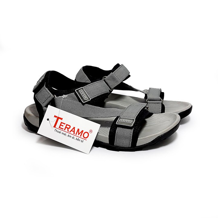 Giày Sandal Teramo quai chéo - TRM09 ghi -new221