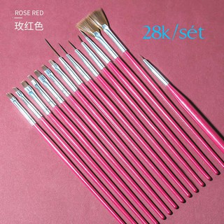 Set cọ 15 cây chuyên dùng để vẽ nail