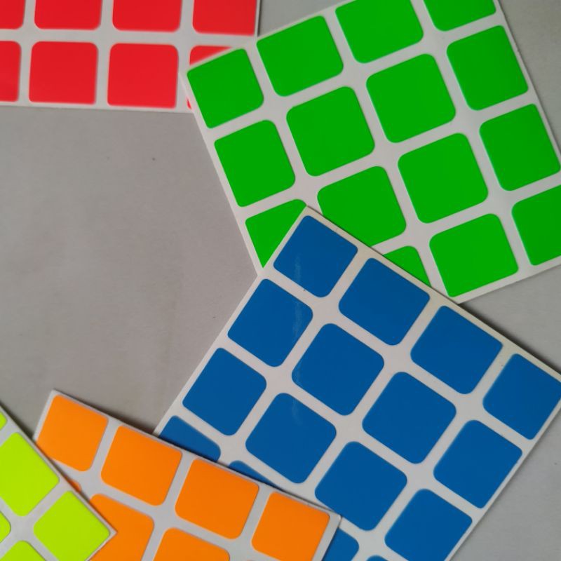 Phụ kiện miếng dán cho Rubik sticker 4x4