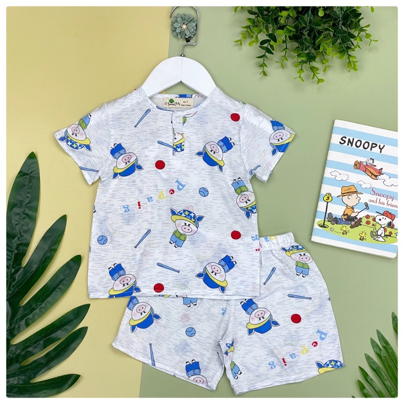 Mẫu lanh lụa bé trai Janeshop bộ lanh chuẩn đẹp không nhăn nhàu chất liệu xịn
