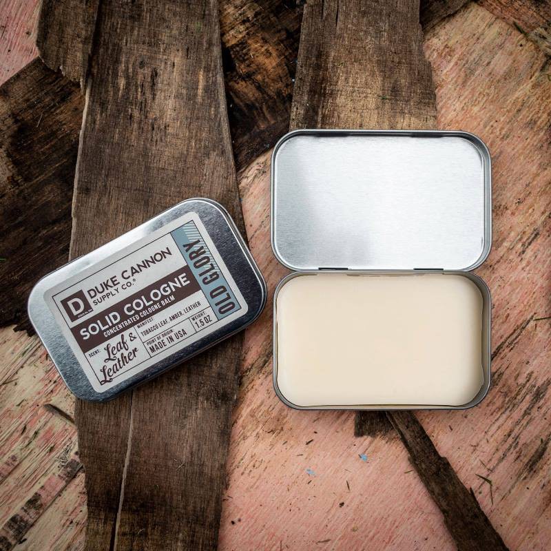 NƯỚC HOA KHÔ NAM CAO CẤP DUKE CANNON SOLID COLOGNE - Hương Leaf & Leather