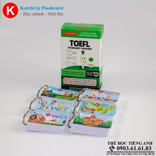 Bộ KatchUp Flashcard TOEFL A - Best Quality (03AB)