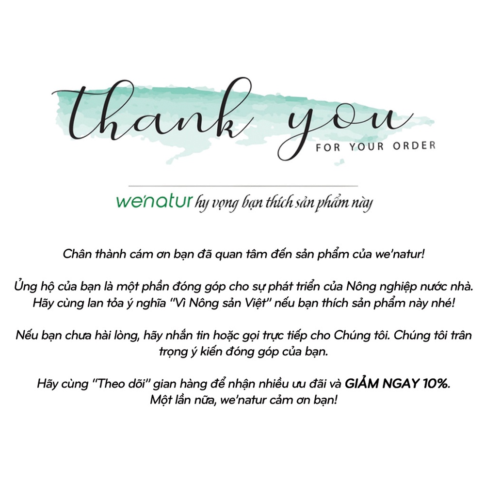 Mít Sấy Giòn Không Đường We'natur 100g