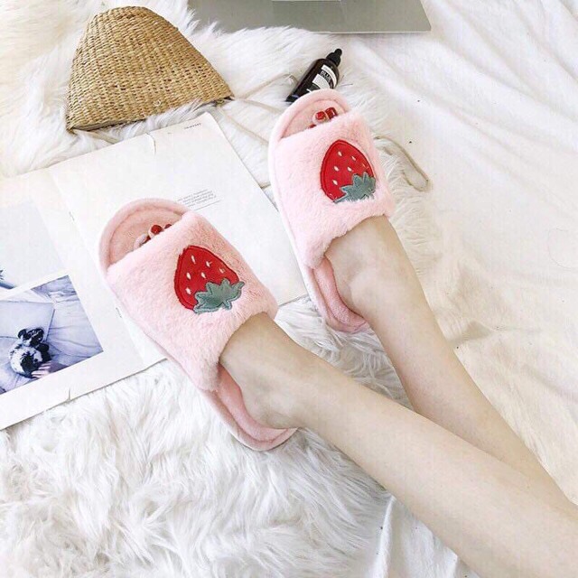 DÉP ĐI TRONG NHÀ HÌNH HOA QUẢ KUTE HÀNG LOẠI 1