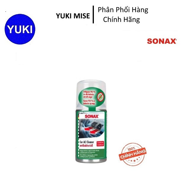 Xịt Diệt Khuẩn Dạng Hơi Tự Động Làm Sạch Khử Mùi SONAX AC Cleaner 323100 YUKI MISE Phân Phối Chính Hãng💯