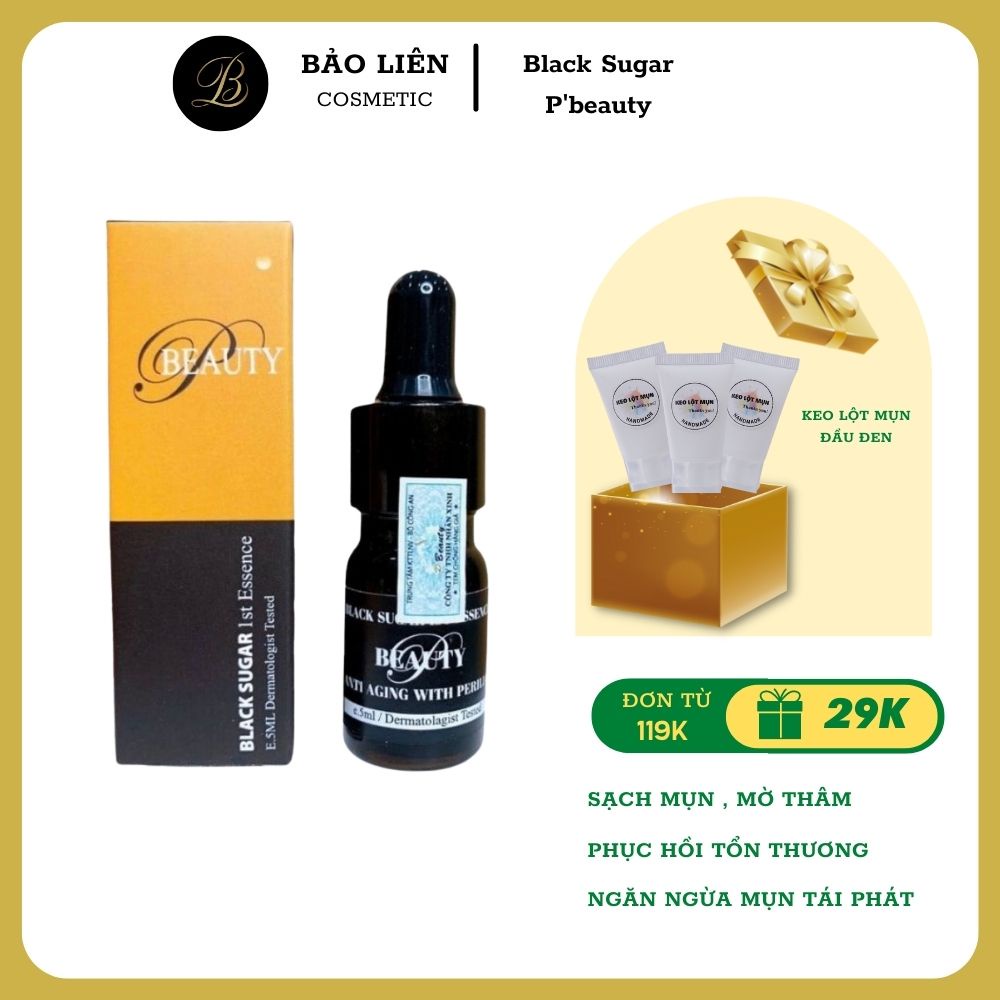 Serum đường đen Black Sugar ngăn ngừa mụn, giảm thâm và dưỡng sáng da