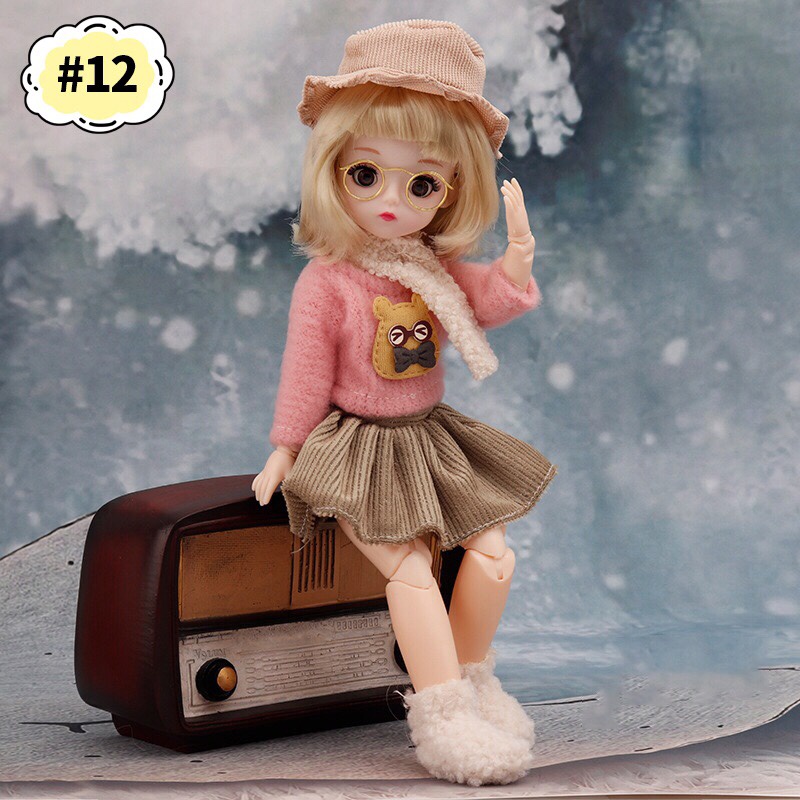 Váy Thời Trang Cho Búp Bê 30cm Tỉ Lệ 1/6