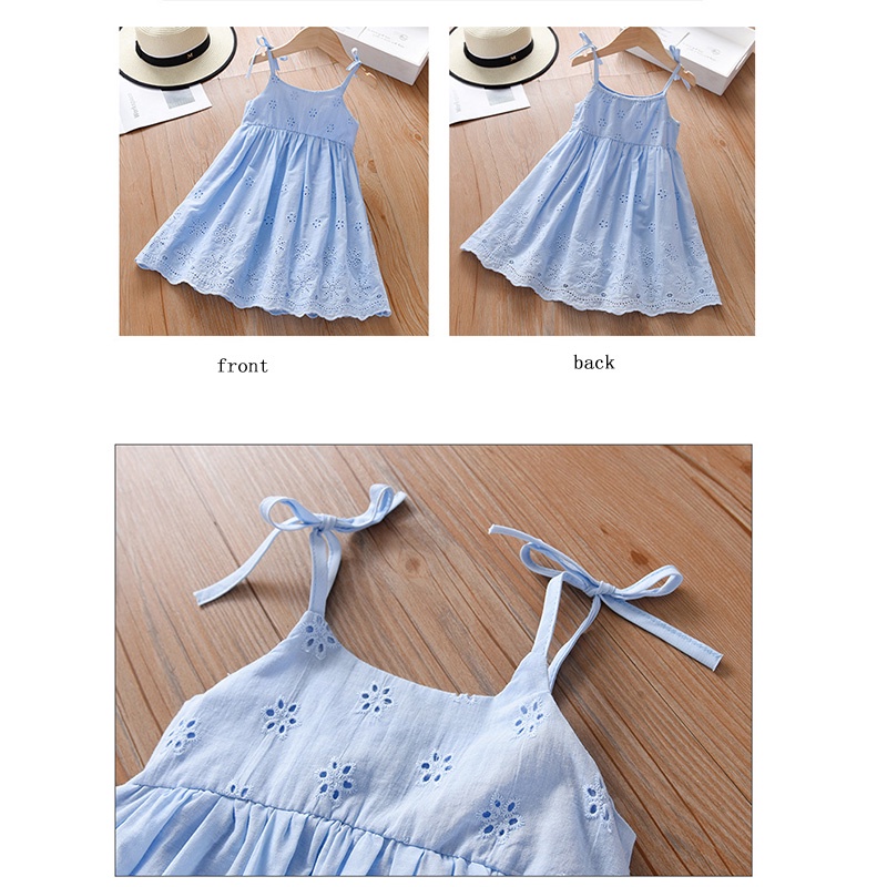 Đầm Dây Khoét Rỗng Thời Trang Cho Bé Gái