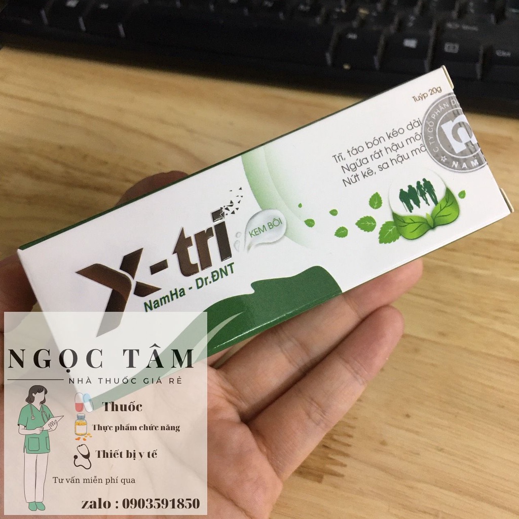 Kem bôi Xtri Nam Hà tuýp 20g [Ảnh thật]