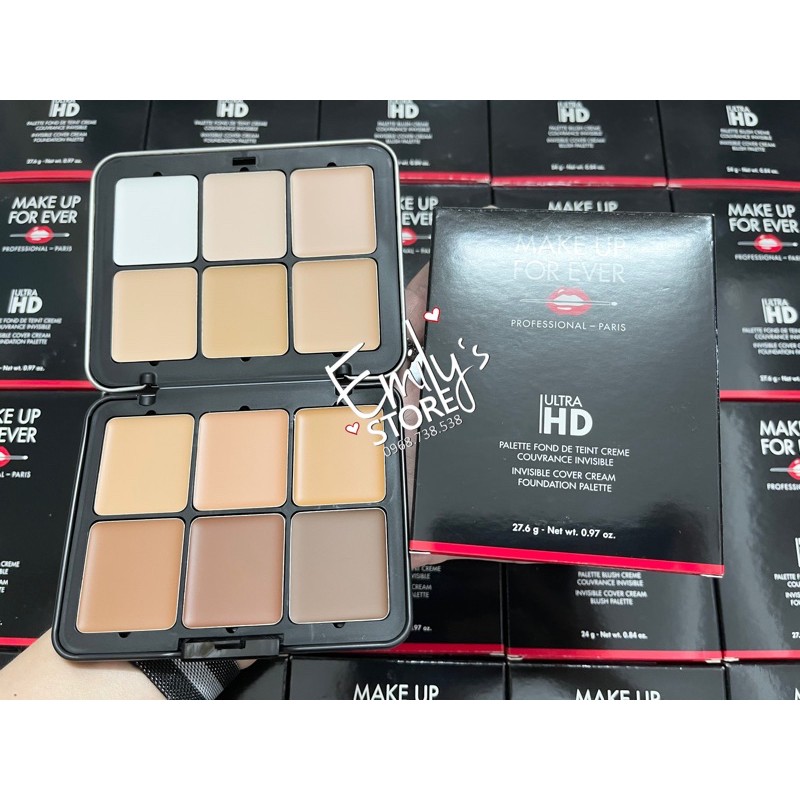 Bảng kem nền Make Up For Ever Invisible Foundation Palette