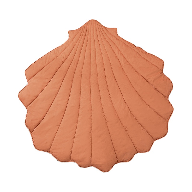 Thảm Bò Chất Liệu Cotton Hình Vỏ Sò Dành Cho Trẻ Sơ Sinh