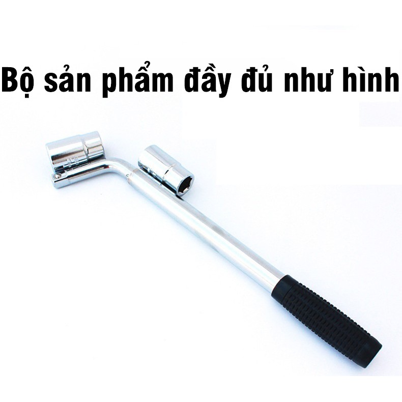 Bộ tay công tháo lốp xe ô tô 4 kích thước 17/19-21/23mm chắc chắn - cứu nguy trên đường