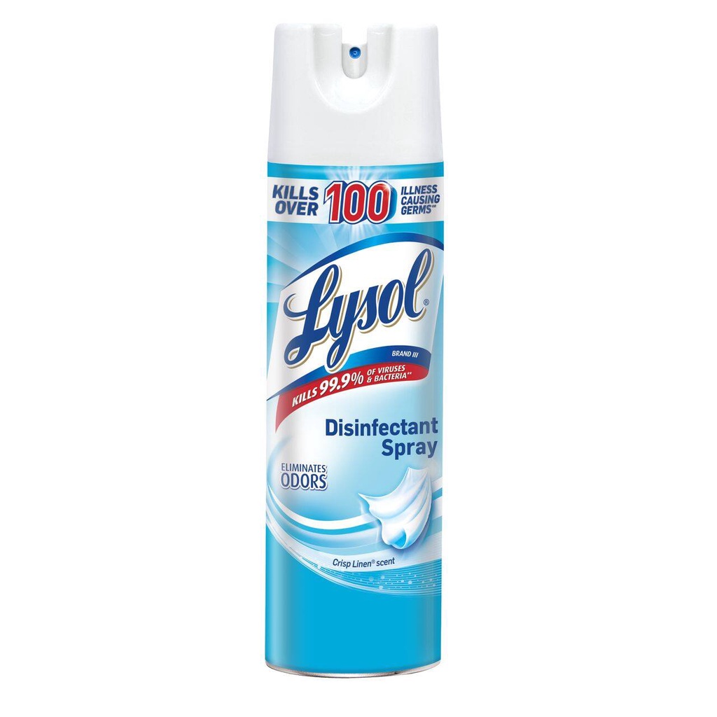 Xịt phòng khử trùng Lysol hương vải lanh thơm mát (170g)