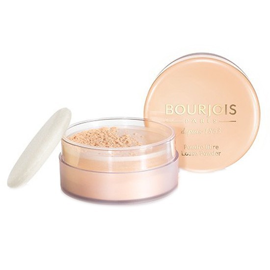 Phấn Phủ Bột Bourjois 01 Peach, 03 Dore ( kiềm dầu, da sáng mịn, bắt sáng)