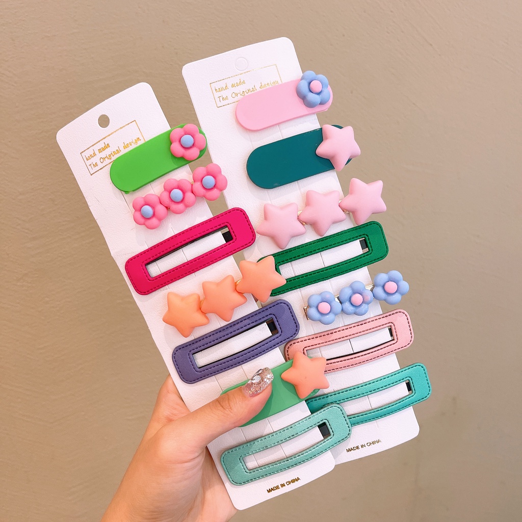 Kẹp Tóc Màu Cầu Vồng Dễ Thương Cho Bé Gái 2022