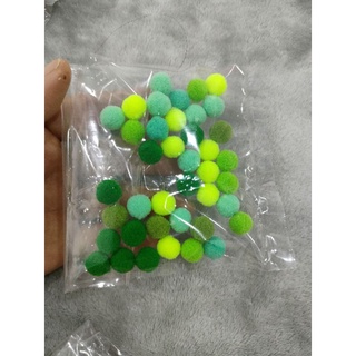 bom bom 0.9cm ( pom pom )bông len mịn