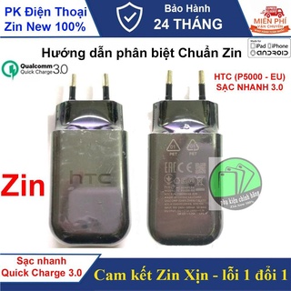 Củ sạc htc nhanh quick charge 3.0 - nguyên seal - chuẩn zin xịn