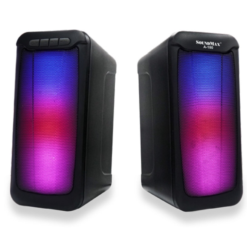 Loa SoundMax A180  LED RGB Hàng chính hãng