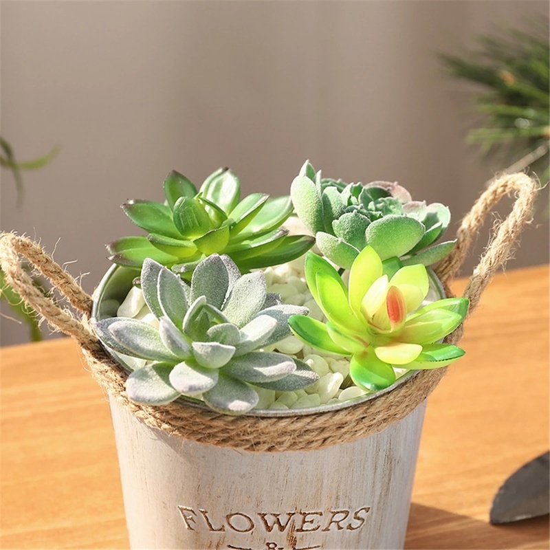 Chậu Cây Cảnh Nhân Tạo Độc Đáo Trang Trí Nhà Cửa/ Văn Phòng/ Tiệc Cưới DIY