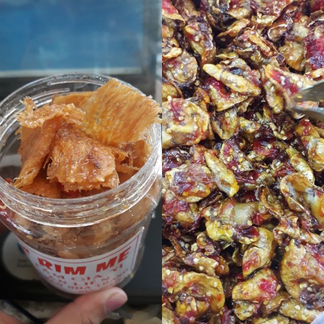 MỰC RIM:0.5kg rim sate con - 0.5 kg rim me cÁn