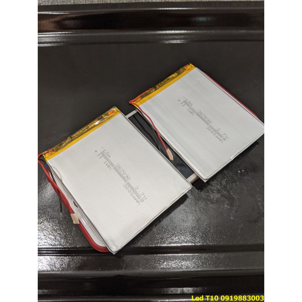 Pin Li-Po 3.7V 3000mAh 357090 307091 307090  cho điện thoại, loa Bluetooth, định vị GPS, máy tính bảng