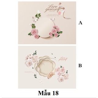 Phông Nền Chụp Ảnh 3D 2 Mặt Bìa Cứng Kháng Nước Hình 3D In Sắc Nét Mẫu 18