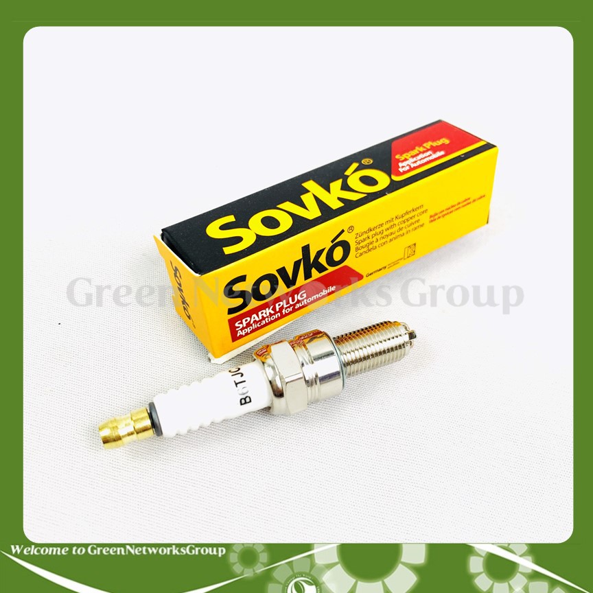 Bugi 3 chấu Sovko chân ngắn, chân dài Spark Plug A6TJC B6TJC lắp cho xe Dream Wave Sirius Greennetworks