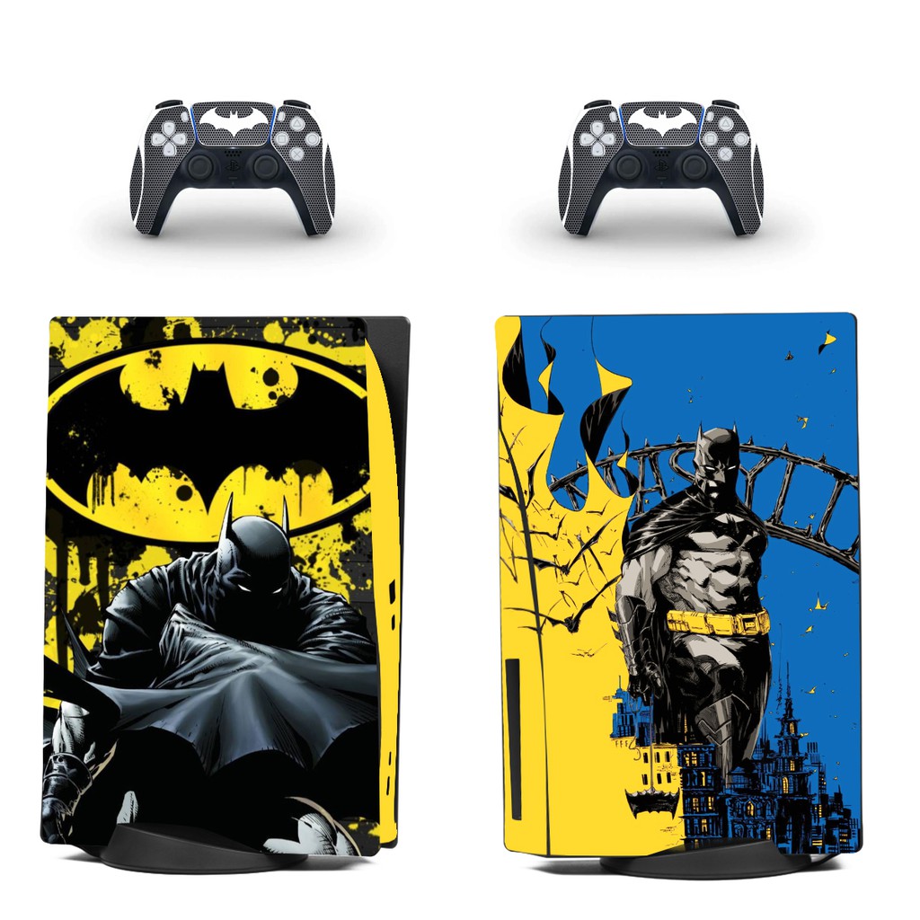 Miếng dán bảo vệ máy PS5 disk hay digital mẫu Batman