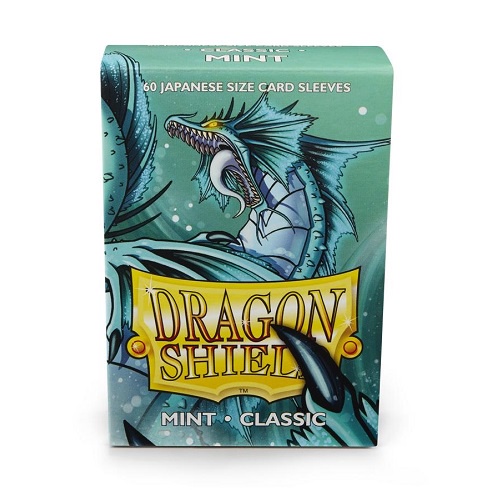Bọc Bài Yugioh: Dragon Shield 60 - Deck Protector Sleeves - Japanese size Sky Mint - AT-10625
