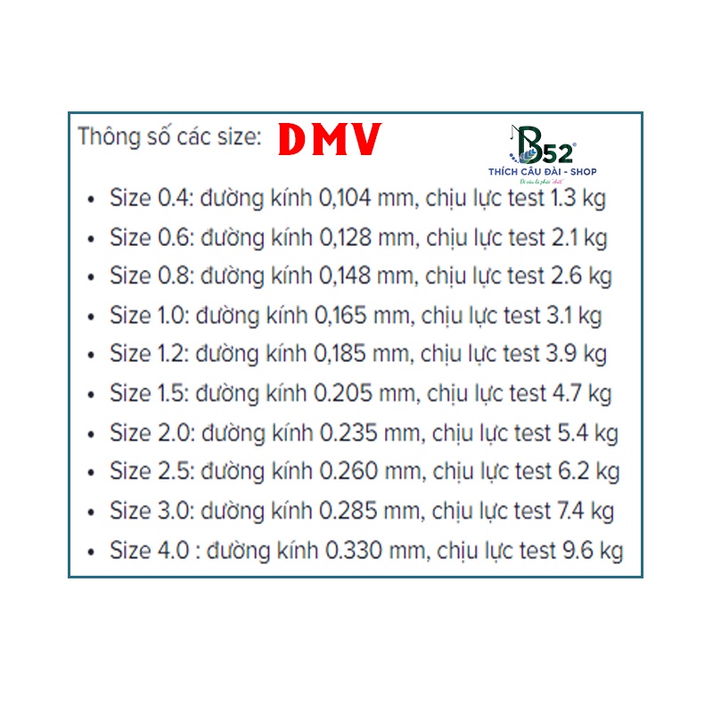 Cước Trục DMV