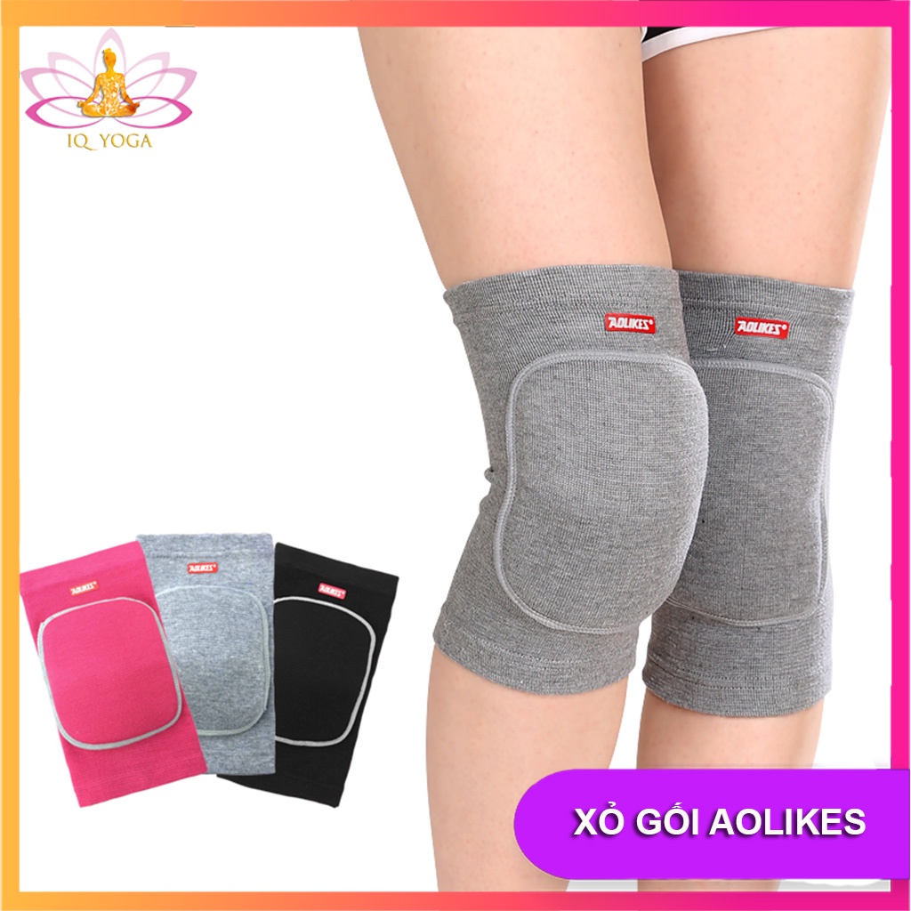 Bảo vệ gối chính hãng Aolikes giảm thiểu chấn thương khi luyện tập