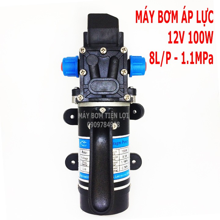 [XẢ KHO GIÁ SỐC][NHẬP MÃ GIẢM NGAY 5%]Máy bơm áp lực mini SMARTPUMPS 12V 100W 8L- tay cầm - HỖ TRỢ KỸ THUẬT TRỌN ĐỜI