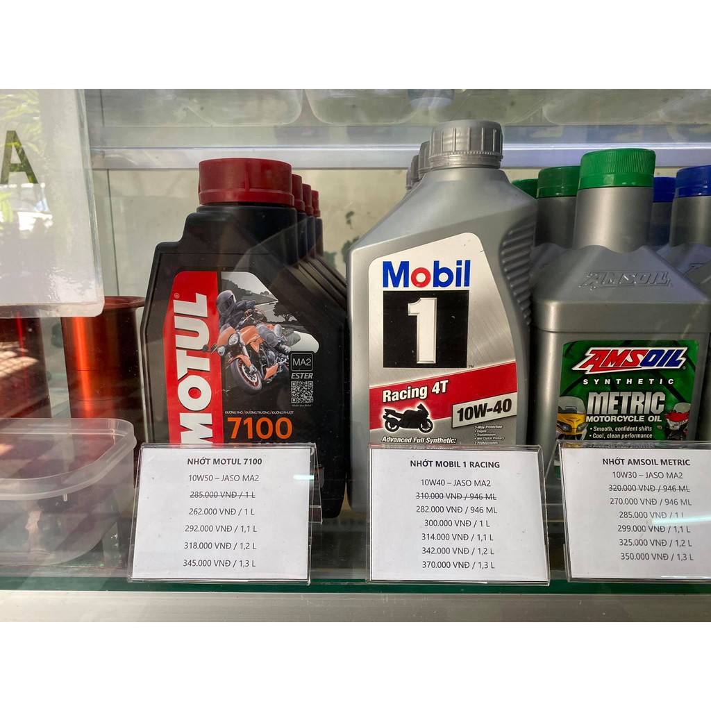 [FREE SHIP] NHỚT MOTUL 7100, 10W50, JASO MA2, 100% TỔNG HỢP