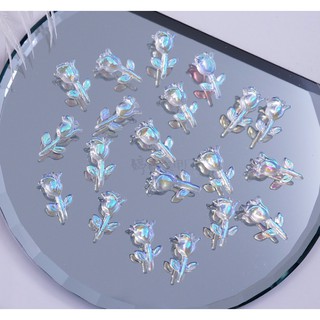 SET 4V charm hoa hồng trang trí nail