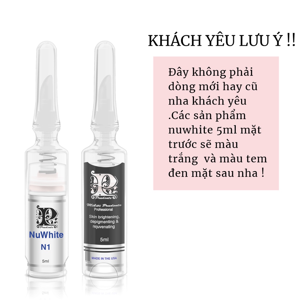 Kem Nuwhite Mibiti Prudente Khử Sạm Thâm 5ml