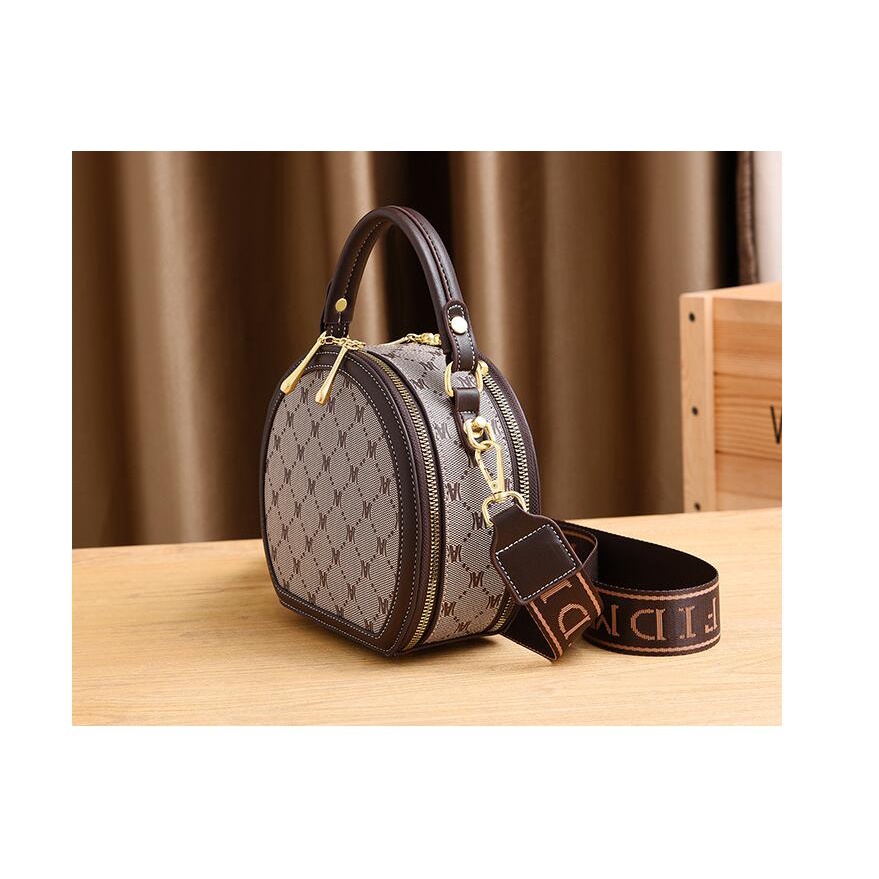 Túi Đeo Chéo Chuwanglin Da Pu In Hình Mặt Trăng Thời Trang Cho Nữ