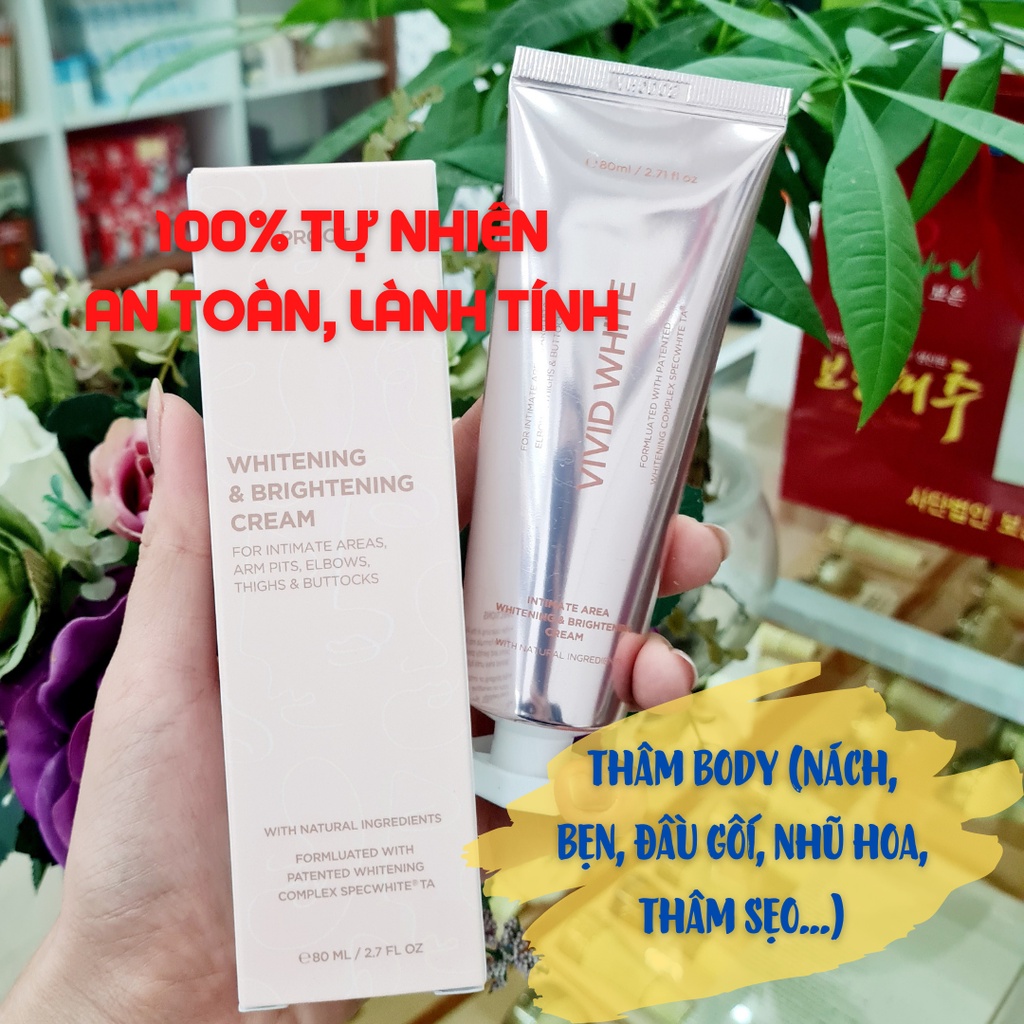 (Auth, date 2024) (Có ảnh kết quả thật khi dùng sp) Kem tri thâm body Vivid cream 80ml