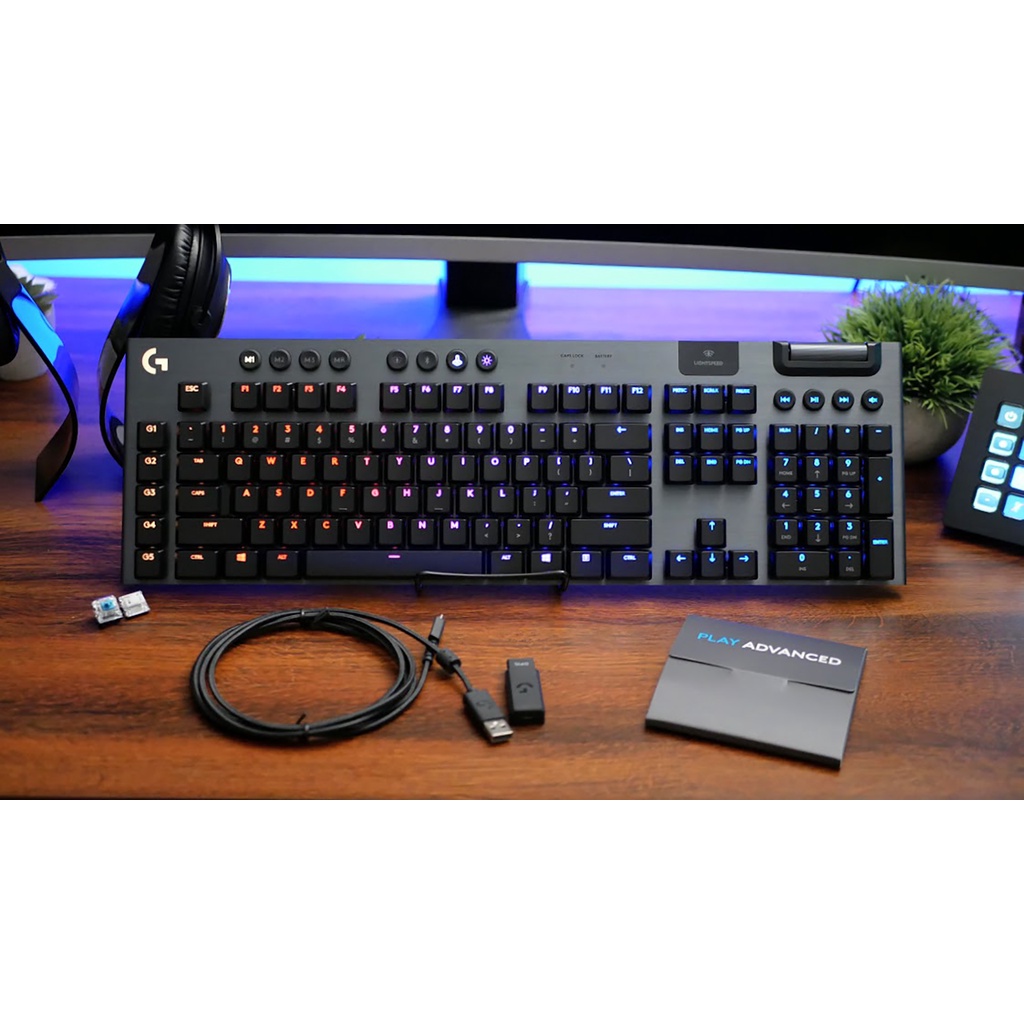 Bàn phím cơ Logitech G915 WIRELESS RGB Chính  Hãng Bảo Hành 2 Năm
