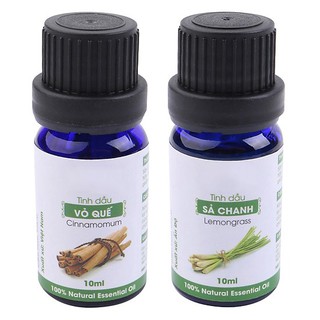 Combo tinh dầu quế + sả chanh