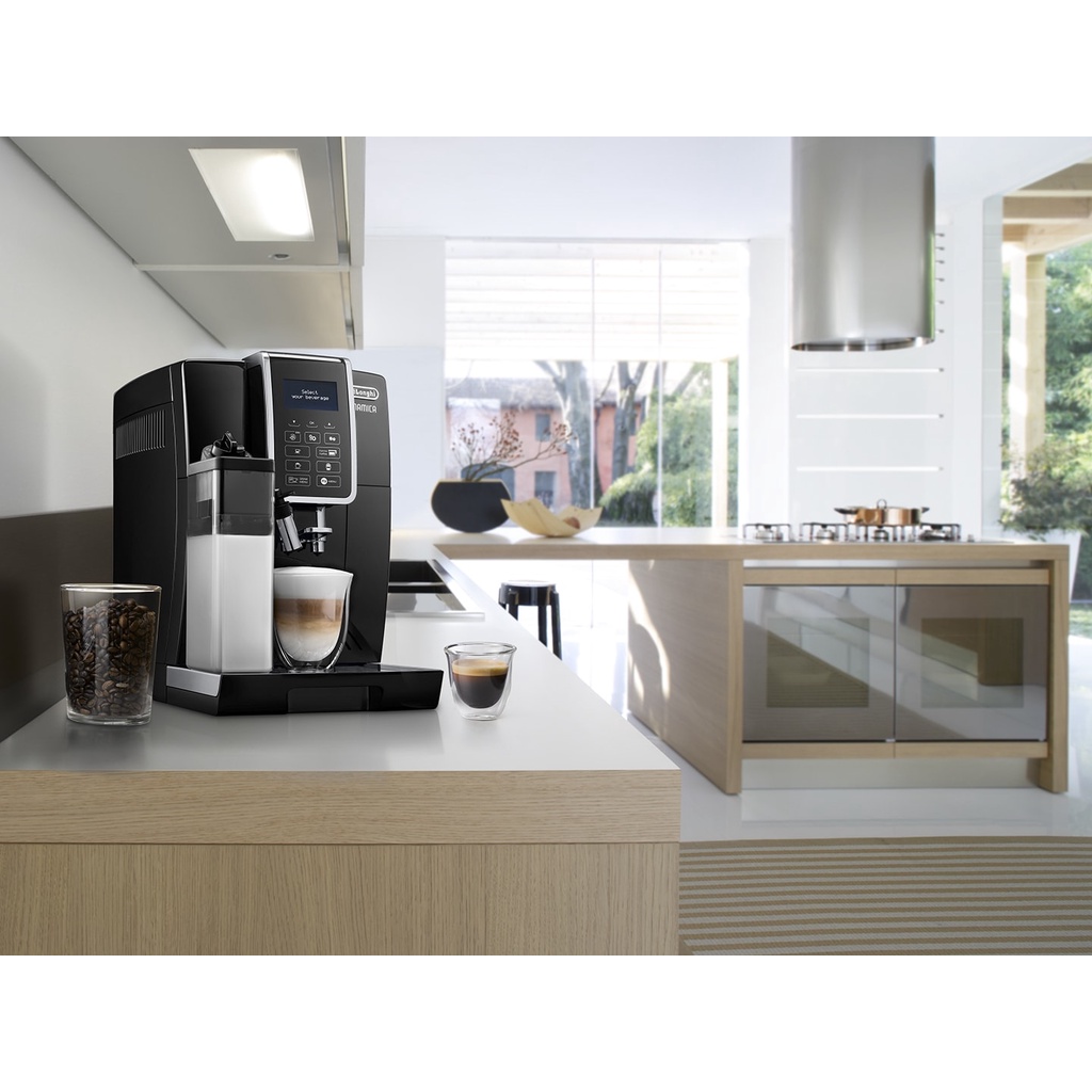 Máy Pha Cà Phê Tự Động Cao Cấp DELONGHI DINAMICA ECAM 356.57.B Made In EU, Máy Pha Cafe Nội Địa Đức GermanySnT 630048