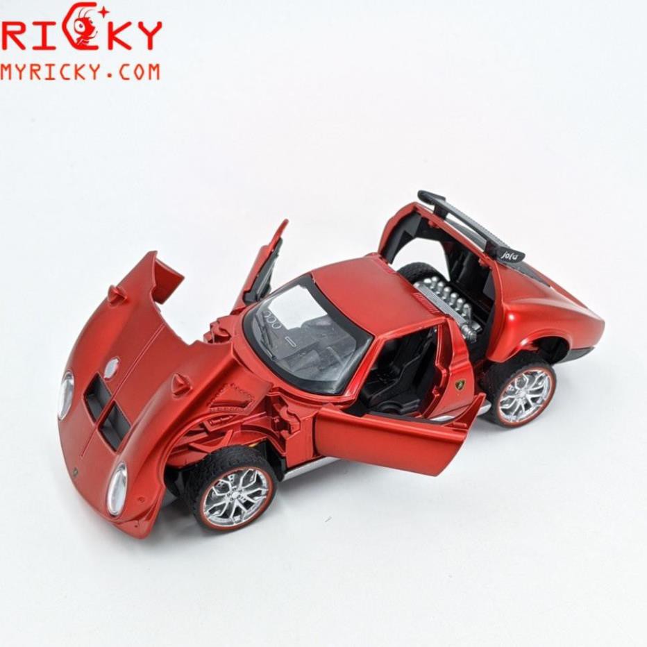 Mô hình siêu xe huyền Thoại Lamborghini Miura - tỉ lệ 1:32 - đóng mở cửa- mở cốp