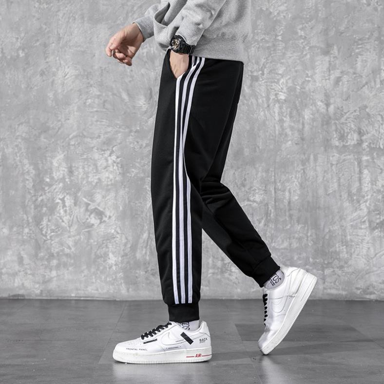 [MIỄN SHIP] Quần Thể Thao Nam 3 Sọc Quần Nam Thu Đông Co Giãn Ống Suông ,Ống Côn | BigBuy360 - bigbuy360.vn