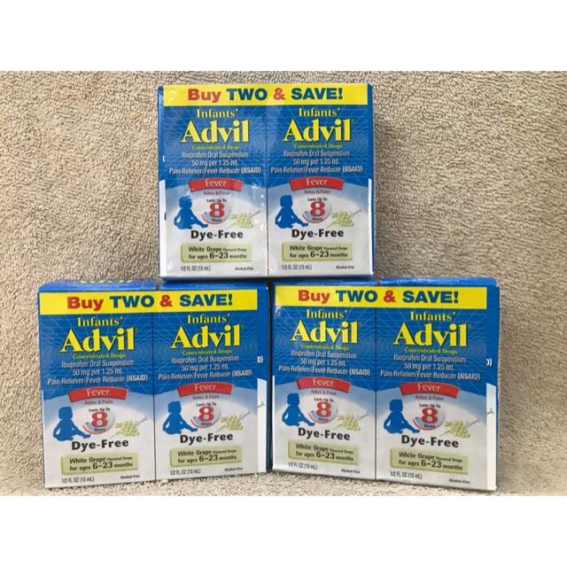 Siro hương nho Advil 15ml.