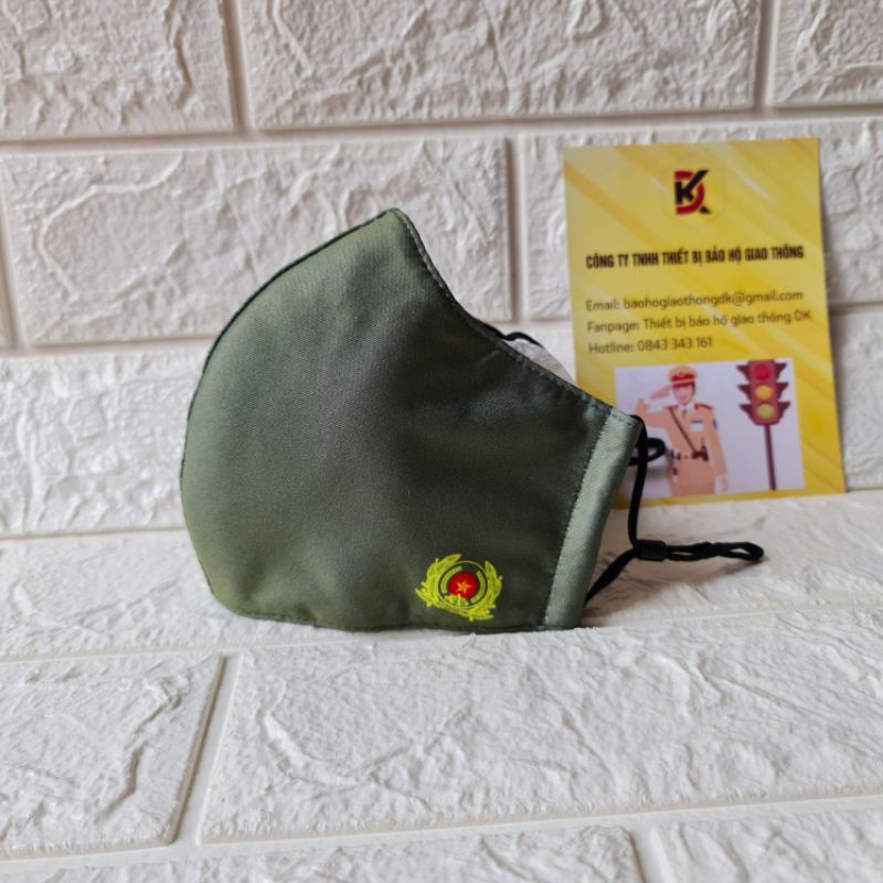KHẨU TRANG VẢI KHÁNG KHUẨN 3 LỚP IN LOGO mã KTBH30 | BigBuy360 - bigbuy360.vn