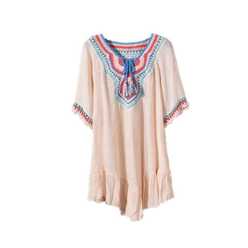 Áo kimono áo lưới mỏng đi biển thổ cẩm siêu đẹp | BigBuy360 - bigbuy360.vn