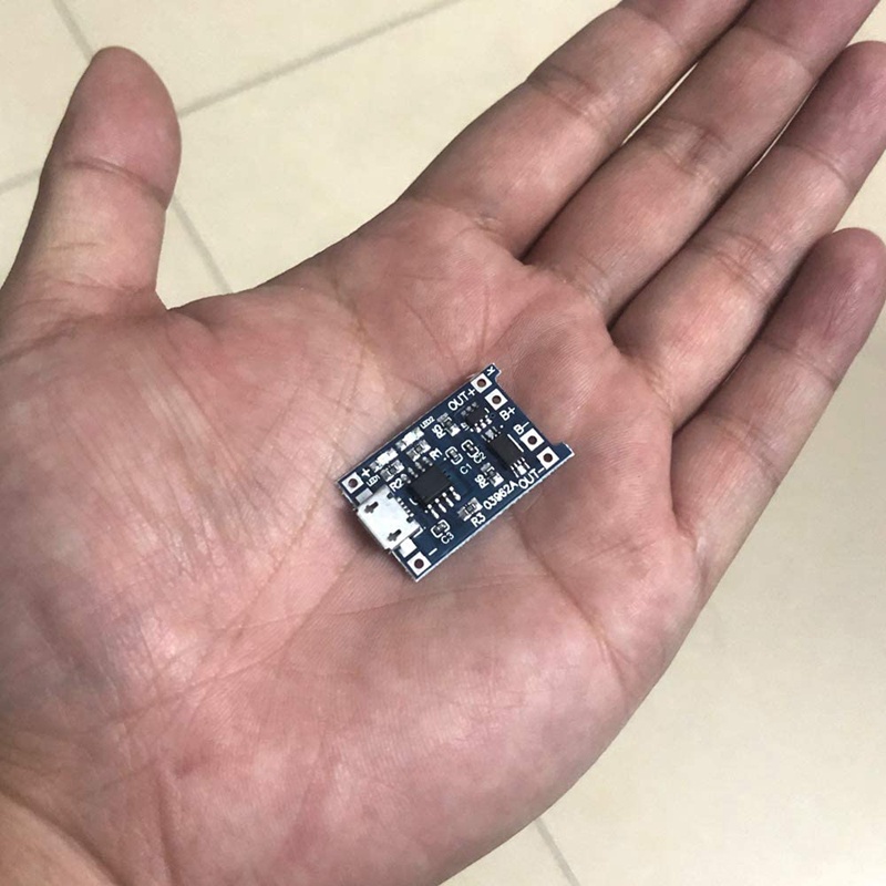 Set 6 Mô Đun Sạc TP4056 18650 BMS 5V Micro-USB 1A Dành Cho Pin 18650