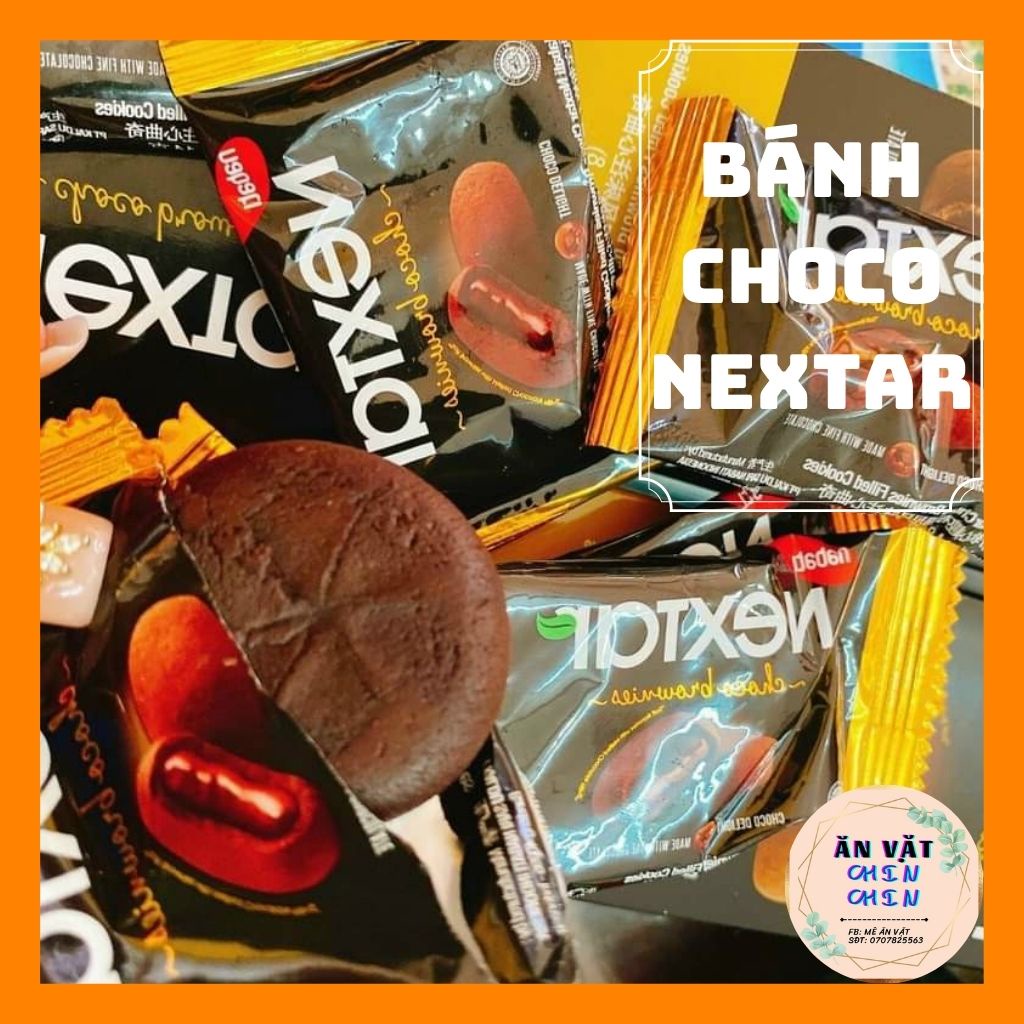 Bánh Chocolate Nabati Nextar hộp 112g 8 bánh, bánh mềm, thơm ngon - ĂN VẶT CHIN CHIN. | BigBuy360 - bigbuy360.vn