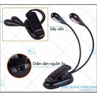 Đèn kẹp đọc sách mini V2