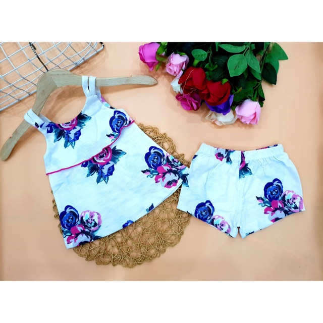 Combo bộ ngắn bé gái