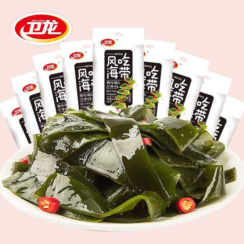 Tảo bẹ (kelp) cay Weilong gói 18gr